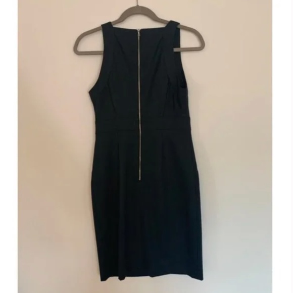 Black Pinstripe Cynthia Steffe Sleeveless Dress [Size 4] - Picture 2 of 4